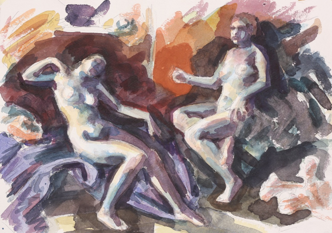 Elektra; watercolor, 30 x 42 cm, 2019