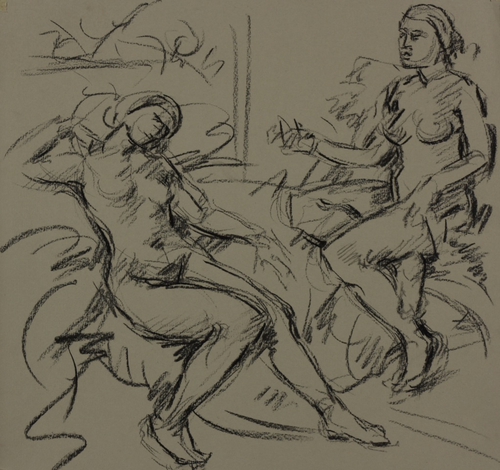 untitled; charcoal on paper, 32 x 40 cm, 2014