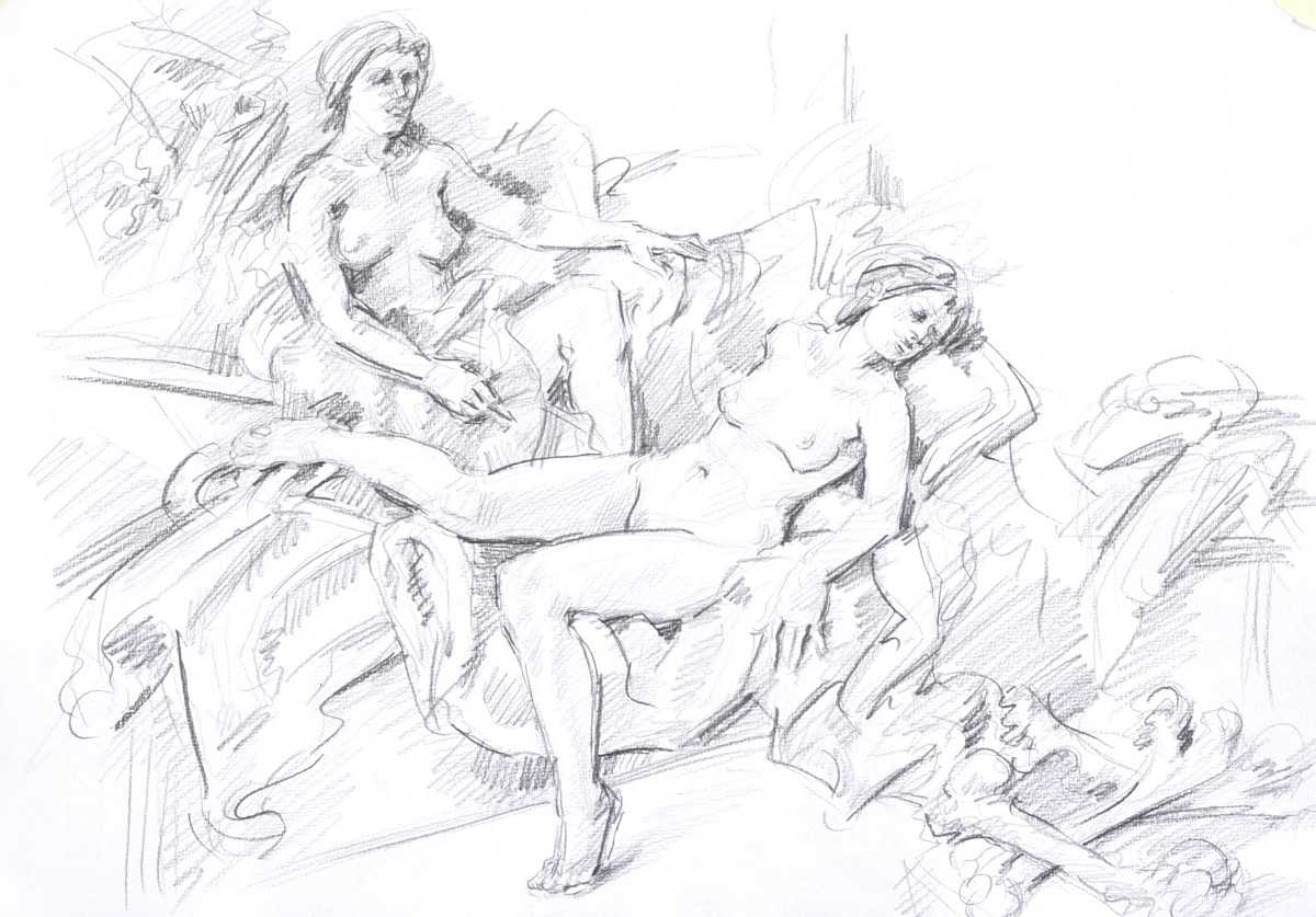 untitled; graphite on paper, 30 x 42 cm, 2014