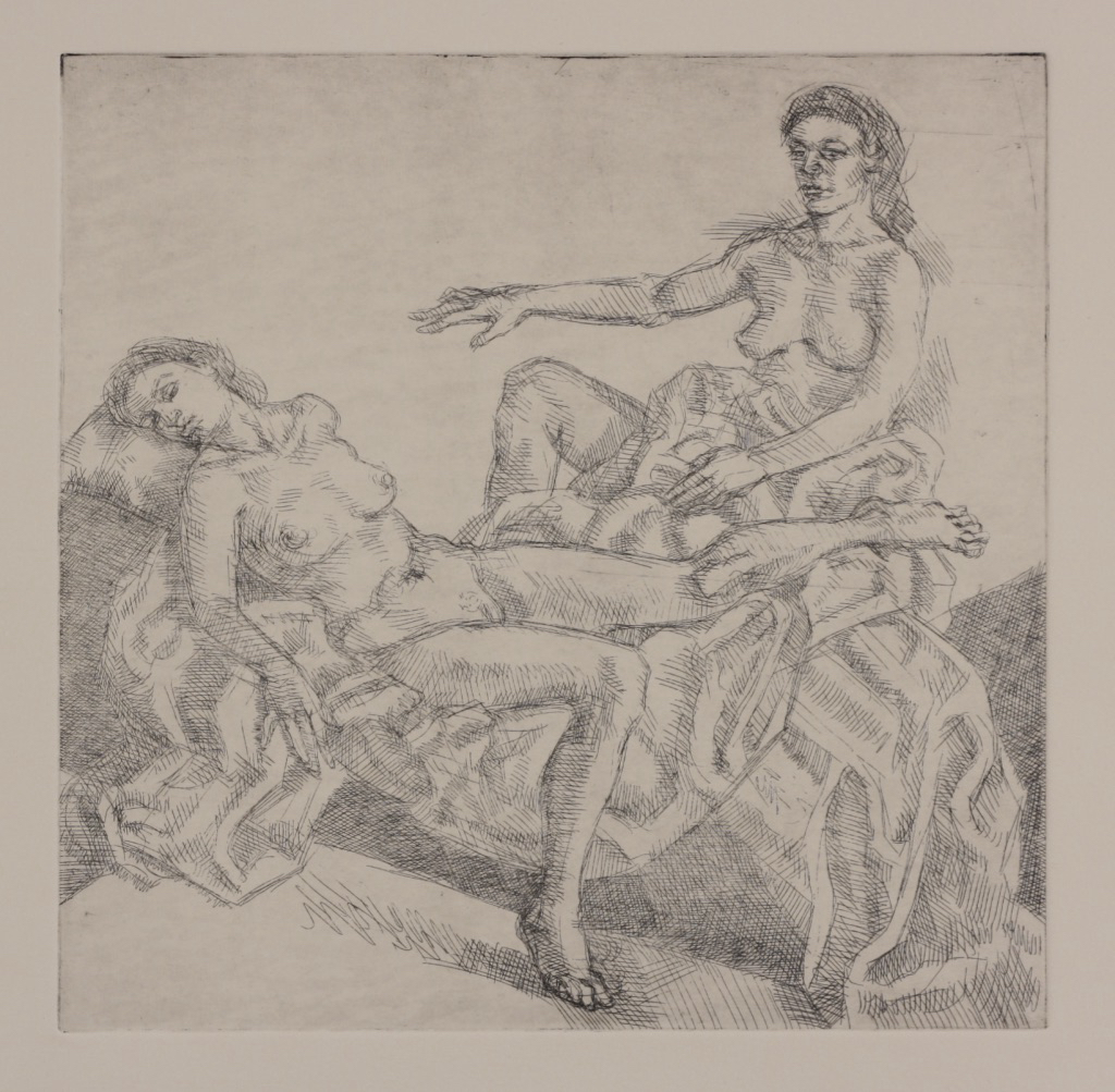 Elektra II; etching, 25 x 25 cm, 2014