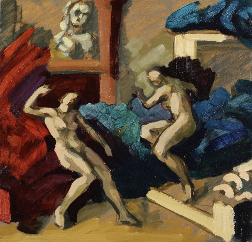 untitled; oil on board, 35 x 35 cm, 2008
