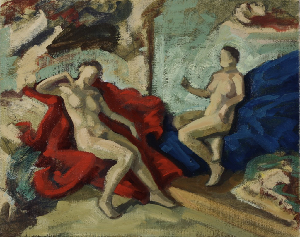 Elektra I; oil on canvas, 40 x 50 cm, 2014