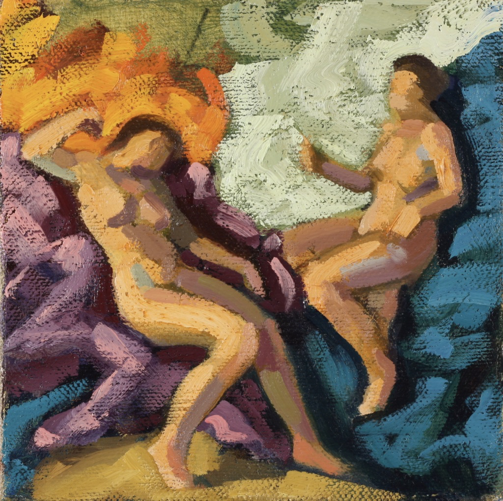 Elektra; oil on canvas, 20 x 20 cm, 2014