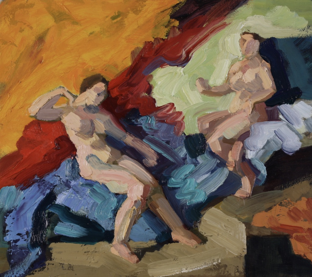 Elektra; oil on canvas, 35 x 40 cm, 2014